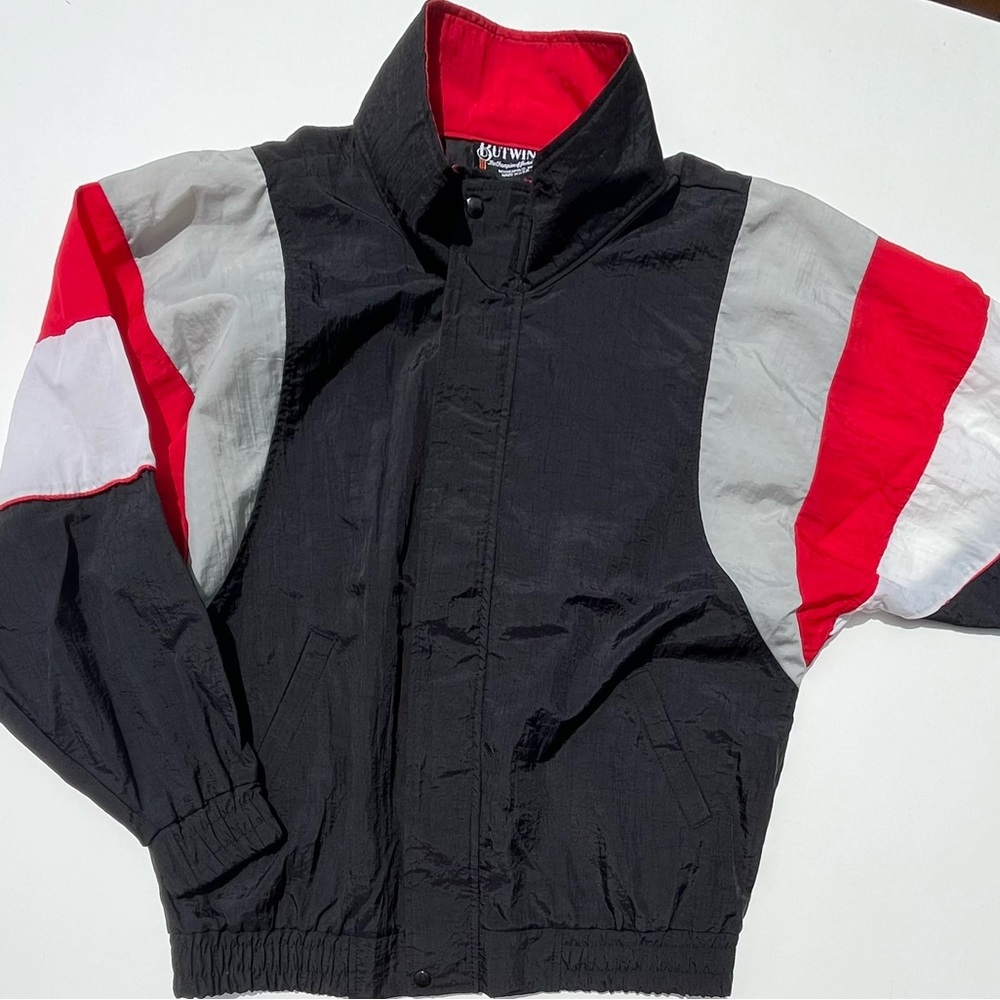 Vintage Winston Cup Windbreaker Jacket 90s Union Made In USA Size Large NASCAR